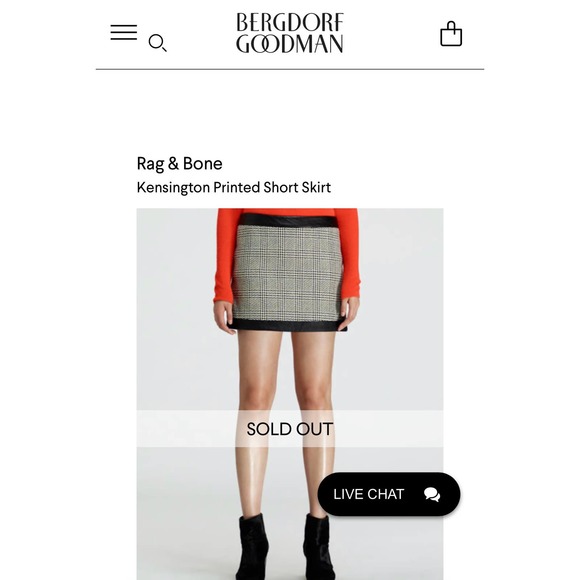 Rag Bone Kensington skirt, BNWT, retail price: $495
